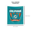 [Personalization Only] Official NFL Dolphins Allegiance Printed Personalized Wall Hanging