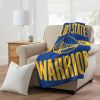 Warriors OFFICIAL NBA Clear Out Micro Raschel Throw Blanket; 46" x 60"